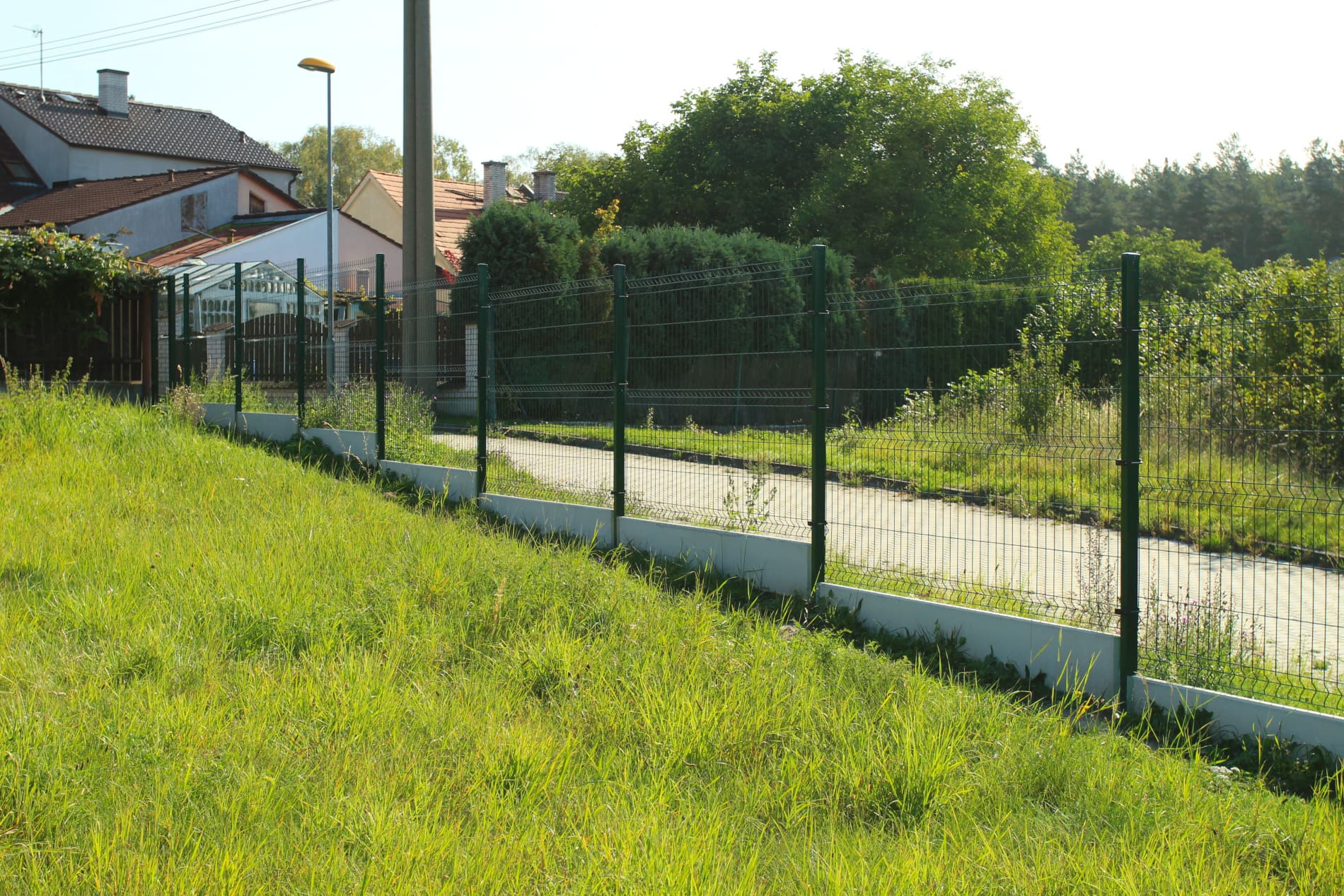 Zn+PVC zelené 3D panely